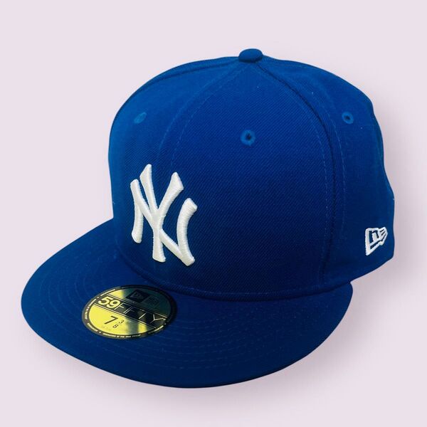 NEW ERAニューヨーク・ヤンキース キャップ 青 New York Yankees ブルー 7 3/8