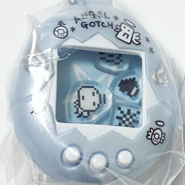 たまごっち シャカシャカチャームコレクション てんしっちのたまごっち パールブルー ぷくてん