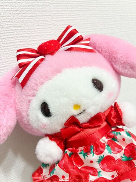 いちご新聞 マイメロディ マスコット キーホルダー サンリオ マイメロ