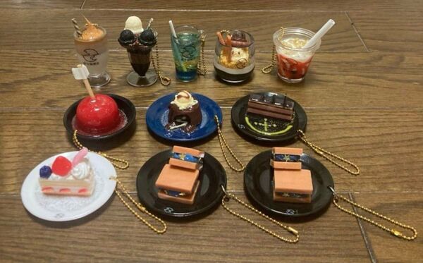 満月珈琲店 ミニチュアデザート ミニチュアドリンク ガチャガチャ ガチャ カプセルトイ キーホルダー
