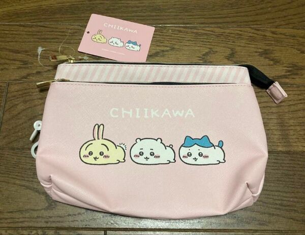 ちいかわ しまむら ポーチ ピンク ハチワレ うさぎ