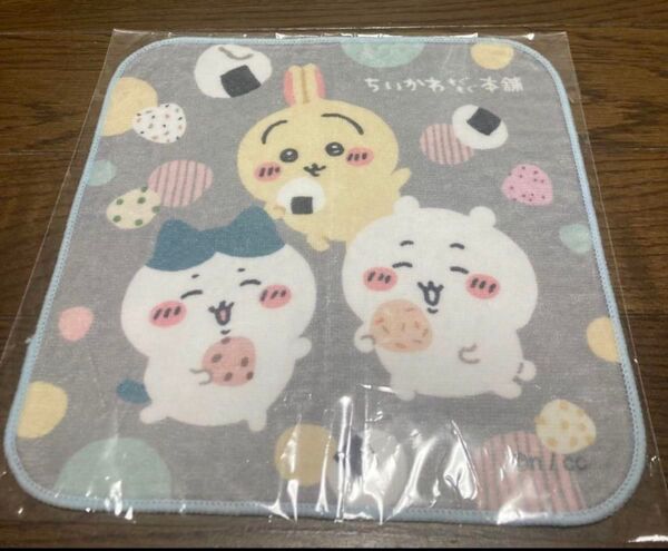 ちいかわ もぐもぐ本舗 ハンドタオル おにぎりドット ハチワレ うさぎ