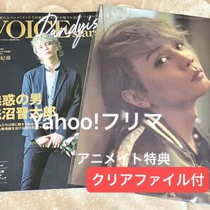 ★美品★TVガイド VOICE STARS Dandyism 浅沼晋太郎 アニメイト購入特典A4クリアファイル ピンナップポスター