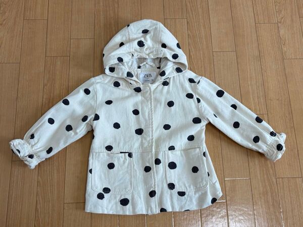 ZARA baby 3-4y 104cm アウター ドット柄
