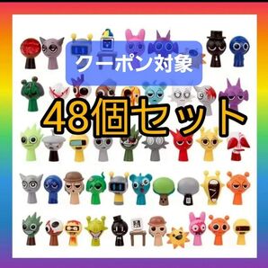 【再出品可】【即日発送】【クーポン対象】Sprunki Plush スプランキー フィギュア 48個セット