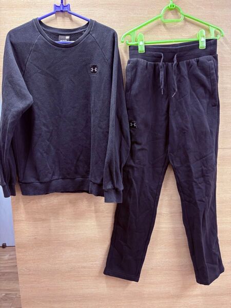 UNDER ARMOUR セットアップジャージ 上下セット ブラック