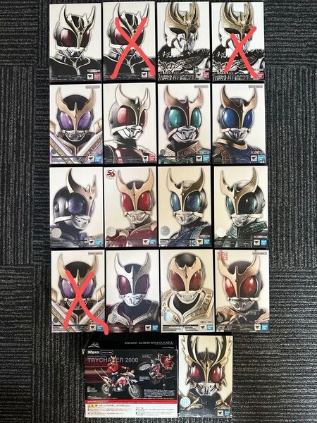 仮面ライダー クウガ 真骨彫 15個 セット