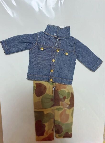 未開封 2021年ドレスコレクション 22cmサイズ 男の子用 リカちゃんキャッスル アウトフィット 服 迷彩 ボーイフレンド