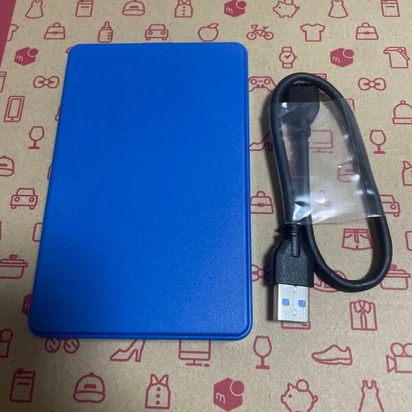 外付けハードディスク 1TB 大容量 外付けHDD USB3.0新品ケース付き