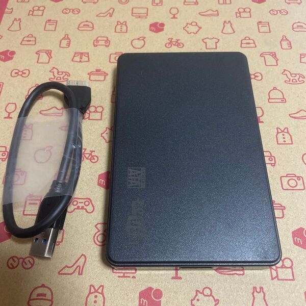 外付けハードディスク 1TB 大容量 外付けHDD USB3.0新品ケース付き
