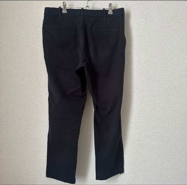 UNIQLO ユニクロ パンツ ネイビー ストレッチ テーパードパンツ スラックス チノパン Mサイズ