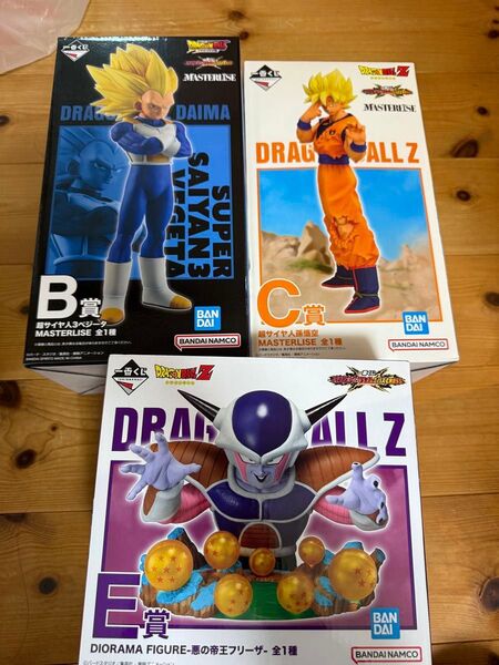一番くじ ドラゴンボールVSオムニバス CROSS ベジータ 孫悟空 フリーザ 3種セット