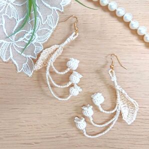 【48】すずらんのピアスb