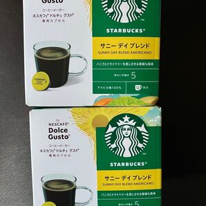 スターバックスドルチェグストカプセル サニーデイブレンド2箱