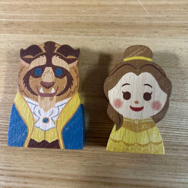 Disney KIDEA 美女と野獣 野獣 ベル 2個セット ディズニー キディア