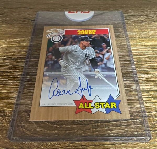 10枚限定1stナンバー Oversized Aaron Judge オールスターオートグラフカード