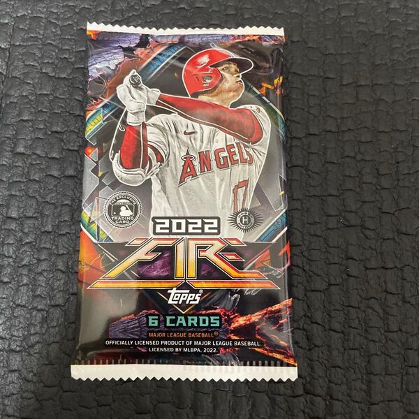topps fire 未開封パック 大谷翔平表紙