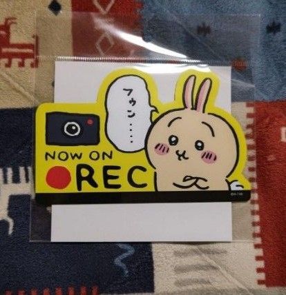 ちいかわ カーマグネット うさぎREC 新品