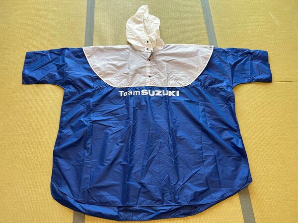 チームスズキ レインコート ウインドブレーカー Team Suzuki レインポンチョ