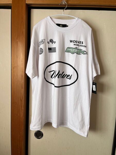 DARC SPORT WOLVES WORLDWIDE Tシャツ Lサイズ 白
