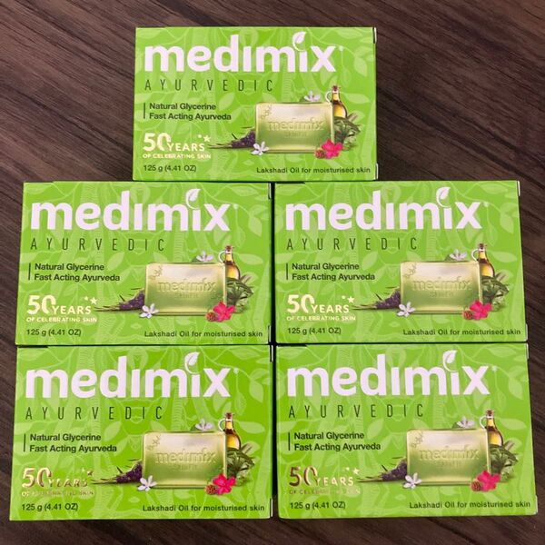 5個 medimix メディミックス 石鹸 Natural Glycerine