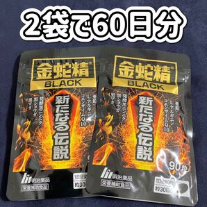 2袋 60日分 金蛇精 BLACK 新たなる伝説 明治薬品