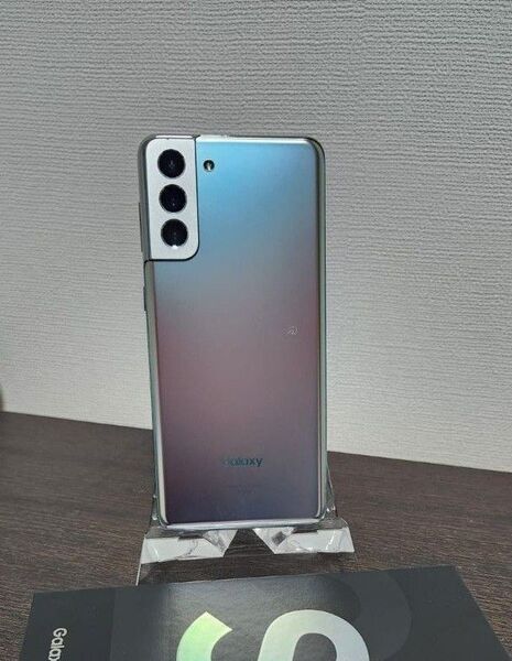 Galaxy S21+ 5G 256GB ファントムシルバー S21 Plus Series クリアカバー付き