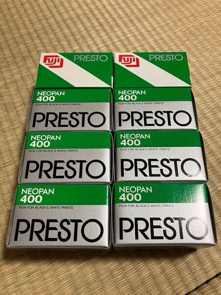ネオパン 400 プレスト 8個セット フジフイルム NEOPAN PRESTO 35mmフィルム 24枚撮り