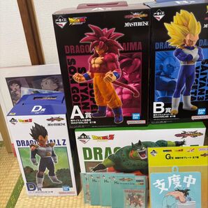 ドラゴンボール 一番くじ オムニバスCROSS A賞 B賞 D賞 ラストワン 各1点ずつ 下位賞7点、ダブルチャンス39枚