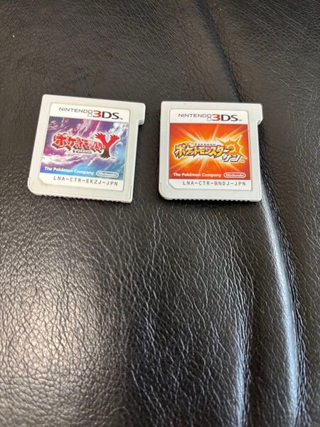3DSポケットモンスター Y 3DSポケットモンスター サン 各1点ずつのセット 動作確認済み