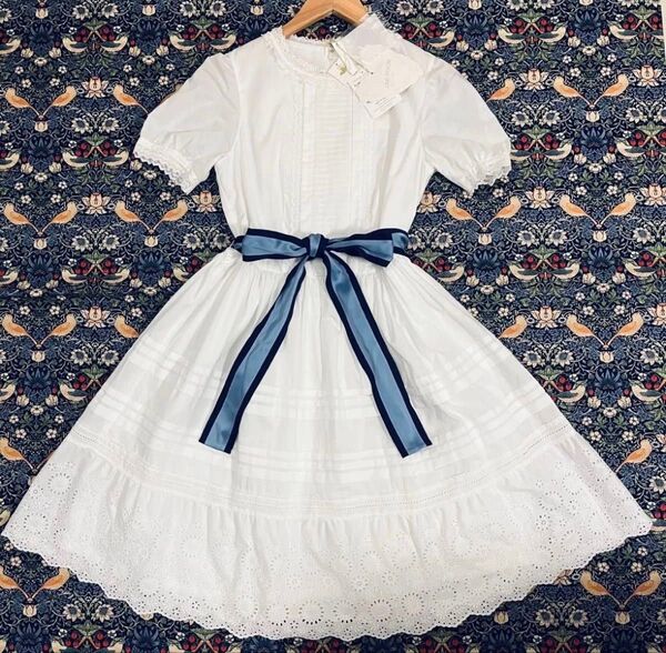 【新品タグ付】jane marple ビスクドール ワンピース ドレス 白 ジェーン Bisque Doll Dress