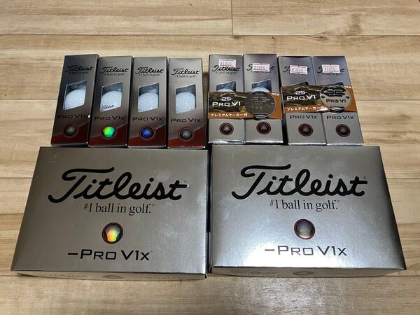 Titleist PRO V1x PRO V1x レフトダッシュ 4ダース 48球 新品未使用 ゴルフボール ホワイト