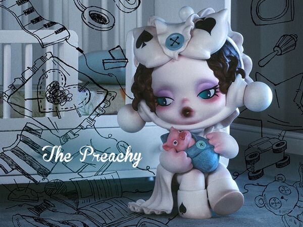 POPMART SKULLPANDA Everyday Wonderland シリーズ「The Preachy」