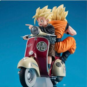 デスクトップリアルマッコイEX ドラゴンボールZ スーパーサイヤ人孫悟空&スーパーサイヤ人孫悟飯&バイク