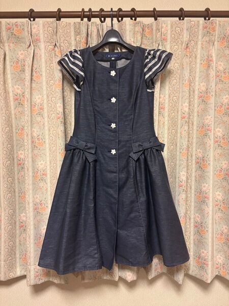 超美品 エムズグレイシー デニムワンピース Mサイズ