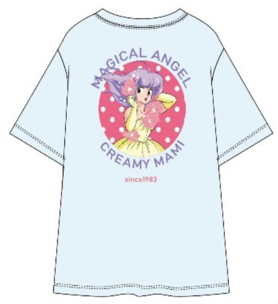 新品 魔法の天使 クリィミーマミ 半袖Tシャツ サックス Lサイズ 森沢優 クリーミーマミ クリィーミーマミ M.LLサイズ変更