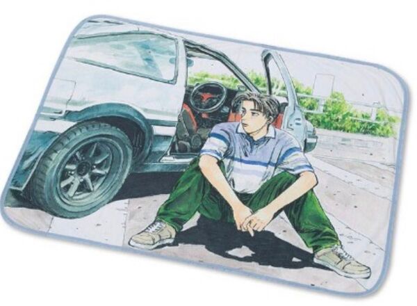 新品 頭文字D 冷感ケット ハーフサイズ サイズ100x140㎝ イニシャルD 藤原拓海 AE86 藤原とうふ店(自家用) トレノ