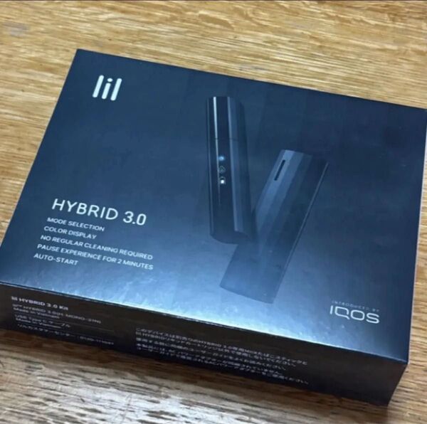 未登録未開封新品 最新型リルハイブリッド3.0 ブラック新型 電子タバコ