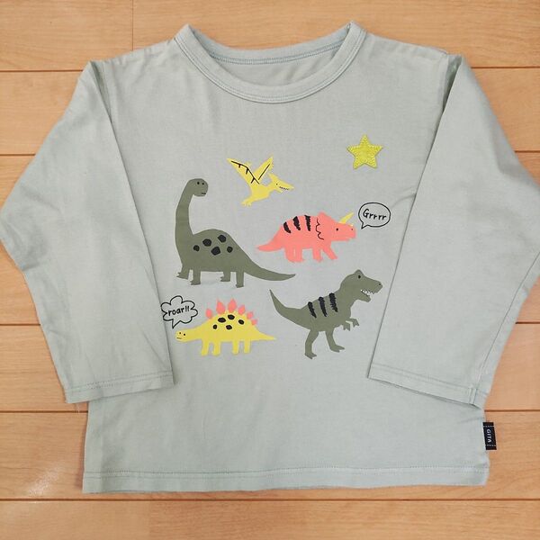 ベルメゾン GITA 長袖 Tシャツ 恐竜 ロンT 110