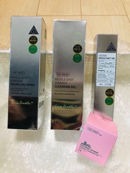 VT リードルショット 300 トナー クレンジング ジェル 化粧水 洗顔料 導入美容液 リップ 4点 送料無料 新品