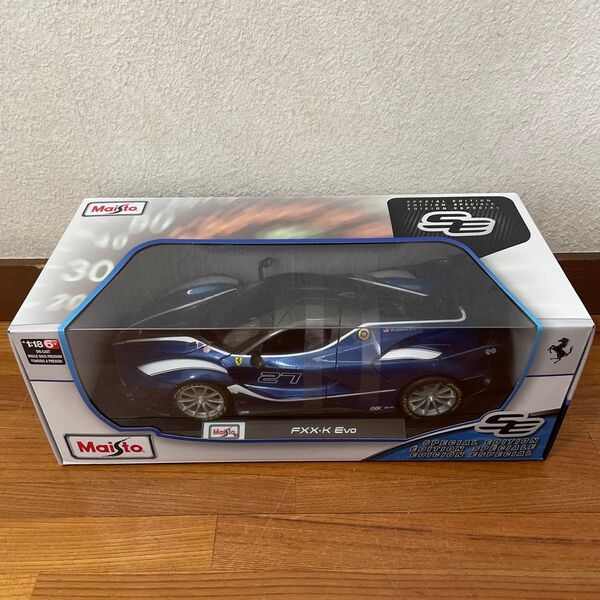 【新品未開封】 Maisto 1/18 FXX-K Evo ferrari マイスト スペシャルエディション bugatti GT
