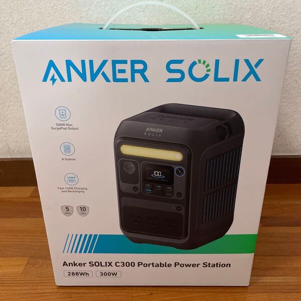 【新品】Anker アンカー Solix C300 Portable Power Station A1722511 ポータブル電源