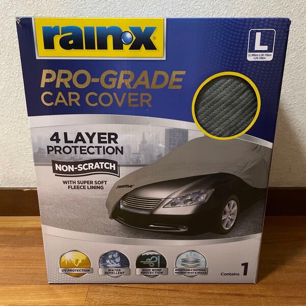 【新品未開封】 RAIN-X プログレード カーカバー Lサイズ 4個セット レインカバー Car Cover 雨対策 盗難