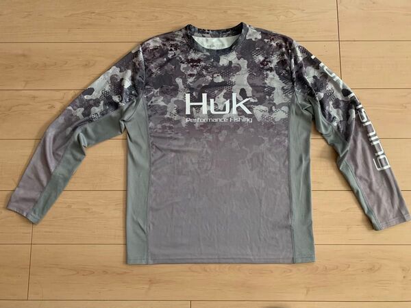 HUK fishing ハック フック ドライロンT サイズM simms aftco