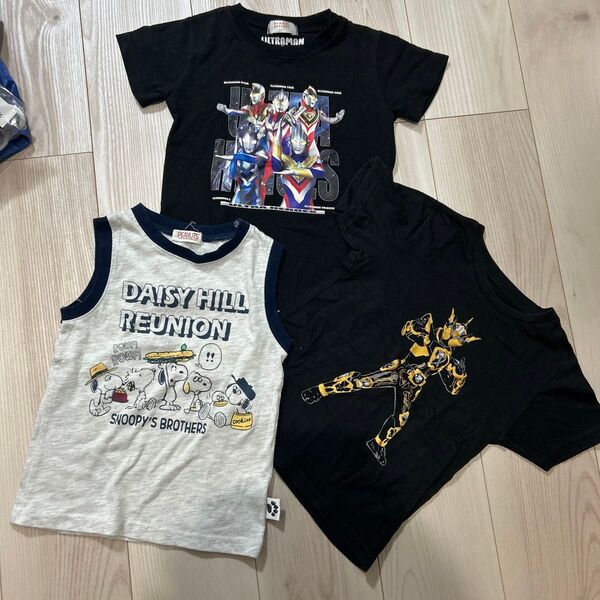 キッズ 半袖Tシャツ タンクトップ 3枚セット サイズ110