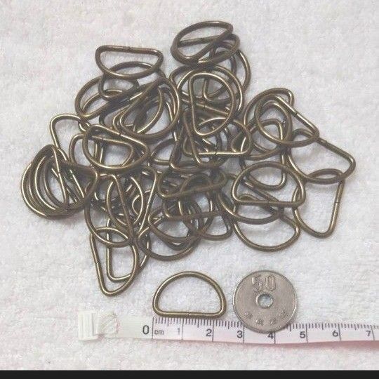 再入荷♪金属製 アンティークゴールド Dカン50個 20mm※13mm※2mm ハンドメイド