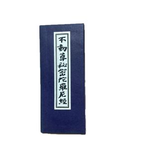 不動尊秘密陀羅尼教 永田文昌堂 染みあり