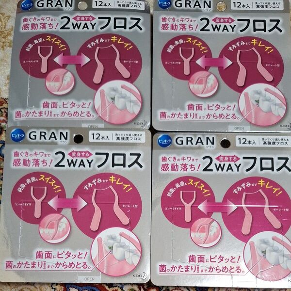 ピュオーラGRAN 2WAY フロス 12本入り×4