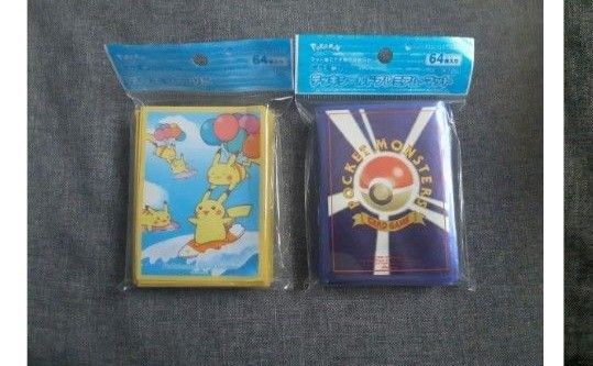 デッキシールド プレミアムマット なみのり そらをとぶ スリーブ 旧裏 ポケカ