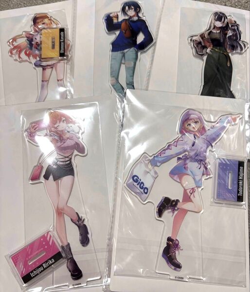 ホロライブ ReGLOSS GiGO regloss リグロス ビッグアクリルスタンド 全5種 コンプリートセット